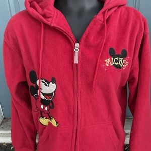 Disney Red Mickey Mouse Kids Hoodie